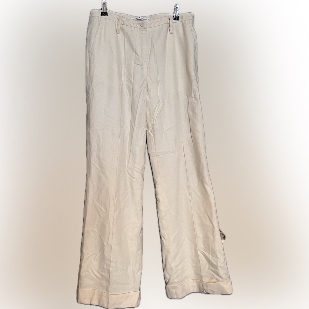 Tommy Hilfiger Wool Off-White Trousers